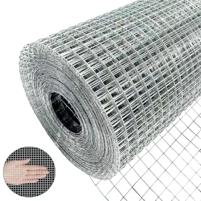 Afbeelding van YAGJIA Woelmuisrooster 30 cm x 5 m, volièregaas 6,3 mm mm, fijnmazig verzinkt, draadgaas als kippengaas, konijnengaas, 0,6
