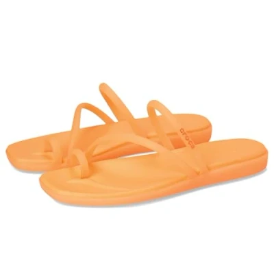 Afbeelding van Crocs Miami platte sandalen voor dames, Orangesicle, 36/37 EU