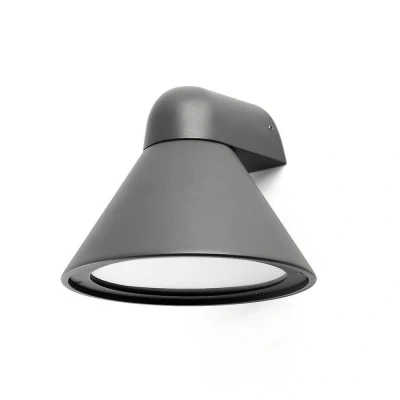 Afbeelding van FARO BARCELONA Buitenwandlamp Pals, IP65 donkergrijs