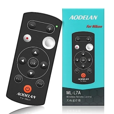 Afbeelding van AODELAN Camera Draadloze ontspanknop afstandsbediening voor Nikon COOLPIX P1000 P950 B600 A1000 Z50 Z fc, vervangt ML L7