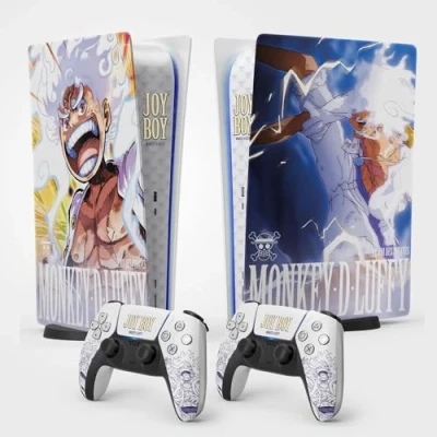 Afbeelding van PS5 Gear 5 sticker, Playstation Manga, console en controller, standaard digitale editie, Skin (2 controllers)
