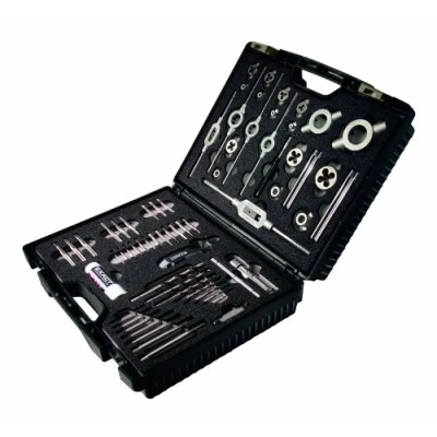 Afbeelding van Exact 70511 Schroefdraadsnijderset 61 delig HSS metrisch M3, M4, M5, M6, M8, M10, M12