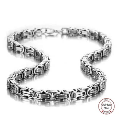 Afbeelding van Borasi Koningsketting Zilverkleurig RVS 5mm 60cm Heren Ketting Sieraden