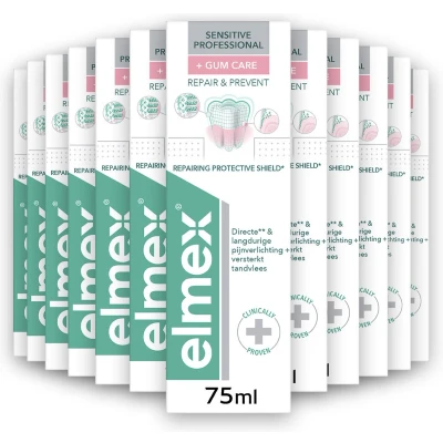 Afbeelding van 6er Pack Elmex Tandpasta Sensitive Professional Repair &amp; Prevent 75 ml