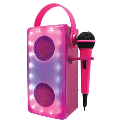 Afbeelding van Lexibook Draadloze verlichte luidspreker met microfoon, roze