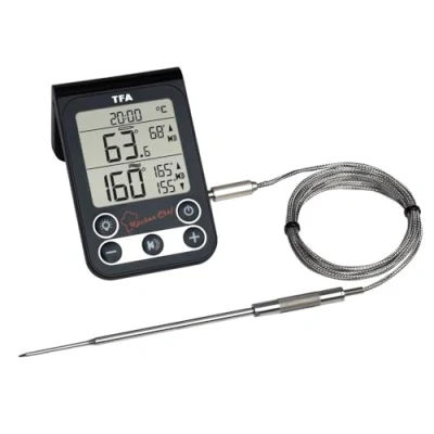Afbeelding van TFA Dostmann 14.1512.01 KÜCHEN CHEF Barbecuethermometer Zwart