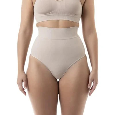 Afbeelding van FarmaCell Shape 600 (Poeder, XXL) Shaping String met hoge taille en plate buik weg effect