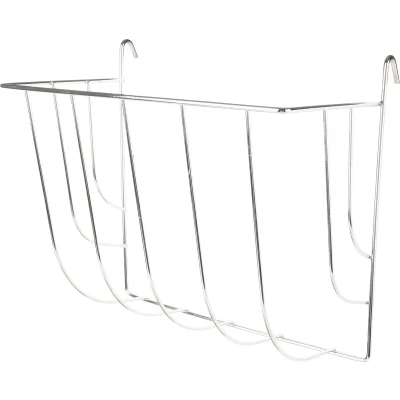 Afbeelding van Flamingo Knaagdieraccessoire Hooi Voederbak 20 x 12 19 cm zilver