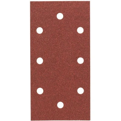 Afbeelding van Bosch Accessoires Schuurbladenset 93X185 G120 Rw 8 Gaten Velc 10 delig 2609256A90