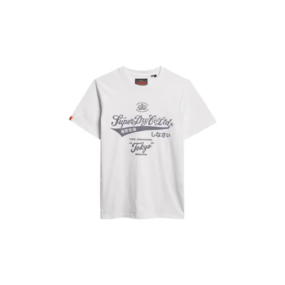 Afbeelding van Superdry Tshirt print, Heren, Maat: XXL, Optic