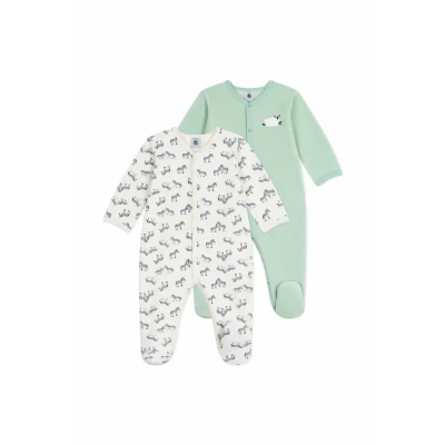 Afbeelding van Petit Bateau BÉBÉ 2 PACK Unisex Pyjama multicoloured voor kinderen, Maat: 81, Multi coloured