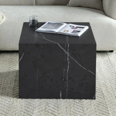 Afbeelding van Milton &amp; Oldbrook Salontafel 60 cm Pori Marmerlook Grijs