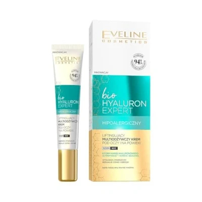 Afbeelding van Eveline Bio Hyaluron Expert Lifting Cream Under Eyes And Eyelids