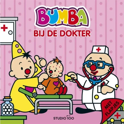 Afbeelding van Bumba : kartonboek met flapjes Bij de dokter