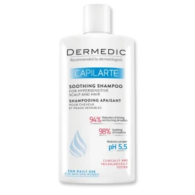 Afbeelding van DERMEDIC CAPILARTE Kalmerende shampoo voor haar en overgevoelige hoofdhuid 300 ml