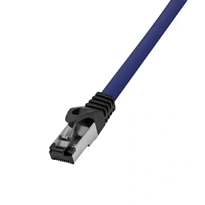 Afbeelding van LogiLink Patchkabel PrimeLine, Cat.8.1, S/FTP, blauw, 20 m (S/FTP, CAT8.1, 20 m), Netwerkkabel
