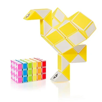 Afbeelding van CUBIDI® Magic Snake met 36 blokken puzzelspel voor kinderen en volwassenen