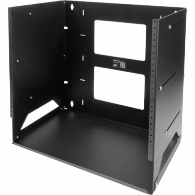 Afbeelding van StarTech.com Wand monteerbaar server rack ingebouwd schap wandkast massief staal 8U