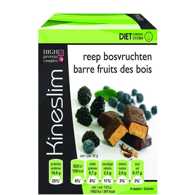 Afbeelding van Kineslim Bosvruchten Repen, 4 stuks
