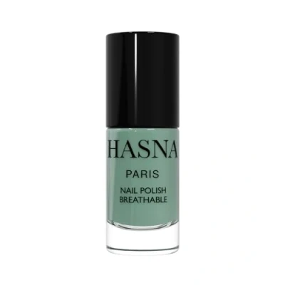 Afbeelding van Hasna Paris Halal nagellak Eco Responsible Glans en lang houdbaar Gemakkelijk aan te brengen 6ml (MUNT)