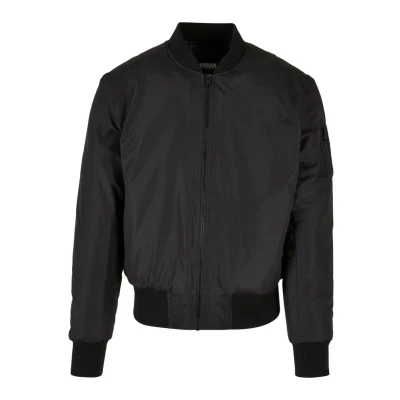 Afbeelding van Urban Classics Basic Bomberjacks, Heren, Maat: Small, Black
