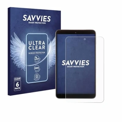 Afbeelding van Savvies Screenprotector voor Nokia T10 (Portret Modus) Folie Beschermfolie transparant (6 Stuks)