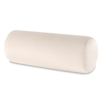 Afbeelding van Nekrolkussen met Visco Foam Velvet 40x15 cm kussenrol nekkussen nekrol kussen Beige