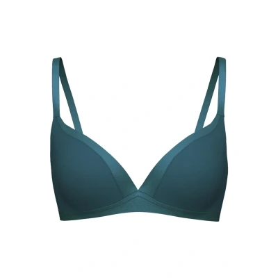 Afbeelding van Calida Tshirt BH, Dames, Maat: 80B, Deep dive petrol