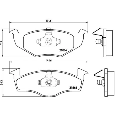 Afbeelding van Brembo Remblokset P 85 030