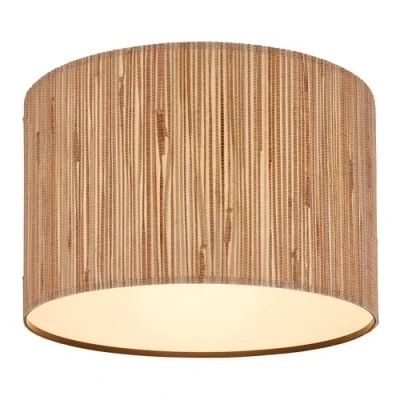 Afbeelding van BRILONER Slama Plafondlamp zeegras boho stijl E27 fitting Ø35 natuurlijk bruin