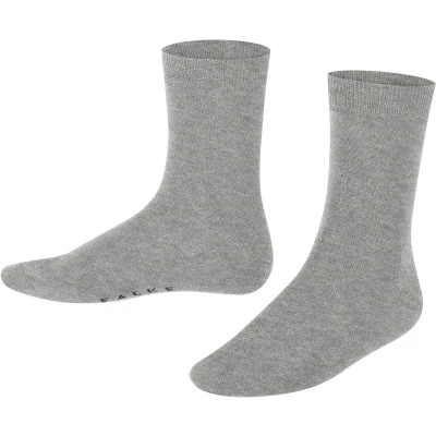 Afbeelding van Falke Cotton Finesse UNI Sokken voor kinderen, Maat: 35 38, Concrete mel