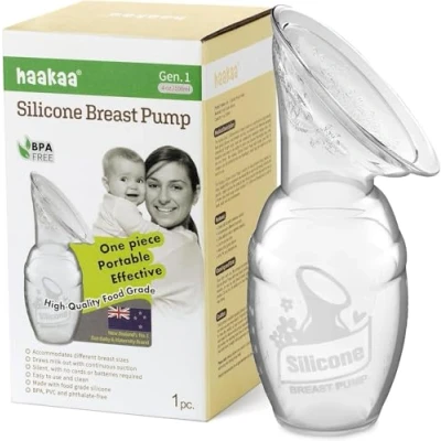 Afbeelding van Haakaa Handmatige borstkolf, Duidelijk, 4 oz/100ml