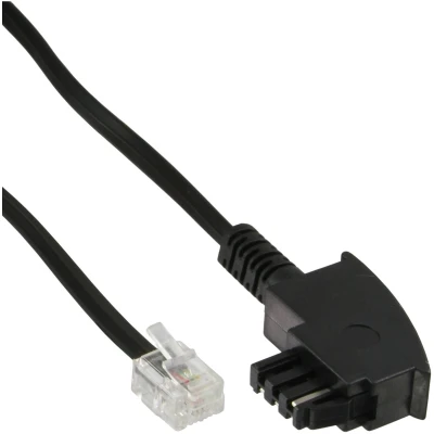 Afbeelding van InLine® TAE F kabel, voor import, naar 6P4C, 6m