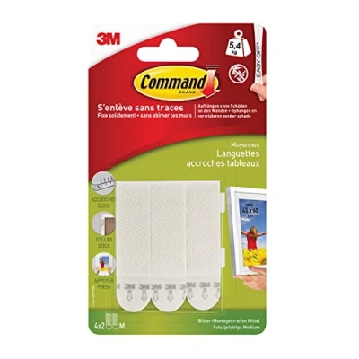 Afbeelding van Bevestigingsstrip Command klikstrips licht 5,4kg