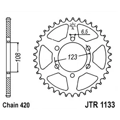 Afbeelding van Rek JT JTR1133,53