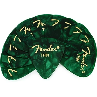 Afbeelding van Fender Celluloid Thin plectrum 12 pack