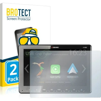 Afbeelding van BROTECT Screenprotector voor Zenec Z N965 Folie Beschermfolie matte (2 Stuks)
