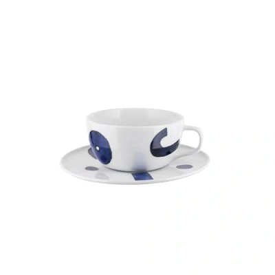 Afbeelding van Alessi Itsumo Kop En Schotel 15cl Samiro Yunoki