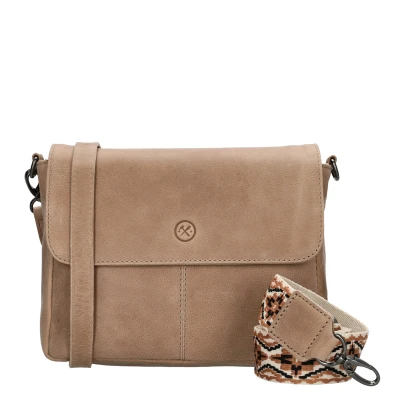 Afbeelding van Hide &amp; Stitches Next Navajo Shoulderbag sand damestas