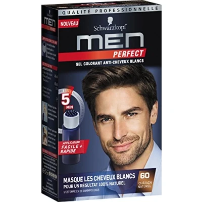 Afbeelding van SCHWARZKOPF Perfect witte haarverf voor mannen Natuurlijk bruin 60