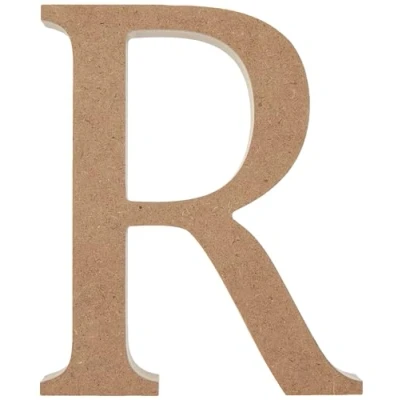 Afbeelding van Creative letter R MDF 13 cm