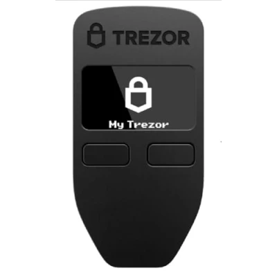 Afbeelding van Trezor One Hardware Wallet voor Bitcoin, Ethereum en vele andere crypto Zwart