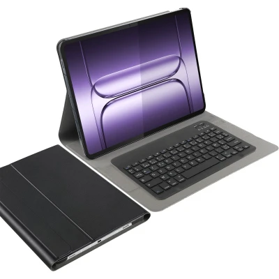 Afbeelding van Cazy Tablet Hoes met Toetsenbord geschikt voor OnePlus Pad 3 AZERTY Bluetooth Keyboard Case Zwart