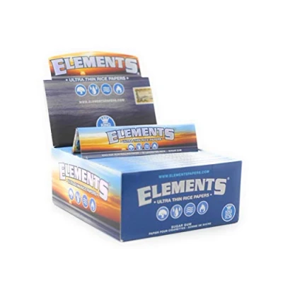 Afbeelding van Elements King Size Sigarettenpapier, ultradun, 110 mm, 1650 vellen (50 verpakkingen)