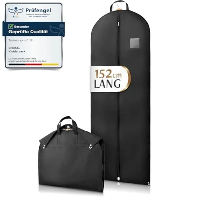 Afbeelding van Bruce.® 1x kledingzak [152x60cm] Hoogwaardige kledinghoes rek zak voor pak, jasje en jurk Ademende reizen opbergen Kleding beschermer Clothes Cover