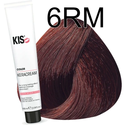 Afbeelding van KIS KeraCream Color 100 ml 6RM Licht Rood Mahonie
