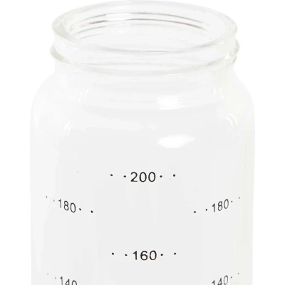 Afbeelding van Flesje DKD Home Decor 200 ml 6 x 16,5 cm Transparant Roestvrij staal Borosilicaatglas