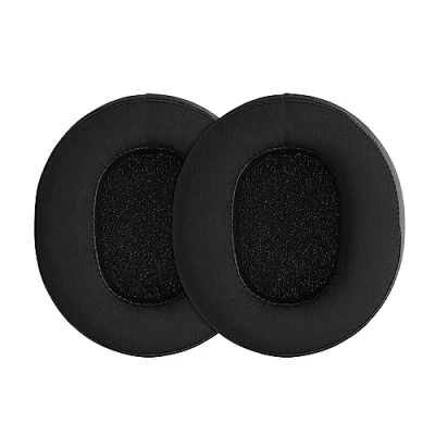 Afbeelding van kwmobile 2x oorkussens geschikt voor Razer Kraken V3 Pro Earpads koptelefoon in zwart