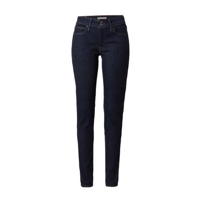 Afbeelding van Levi&#039;s 711 Double Button Jeans Skinny Fit, Dames, Maat: 24x28, Dark indigo