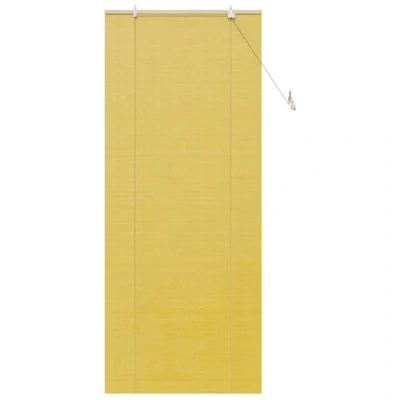 Afbeelding van vidaXL met gordijnen Geel 90 x 220 cm Bamboe